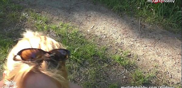  MyDirtyHobby - Blonde amateur does anal in nature